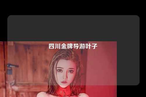 四川金牌导游叶子