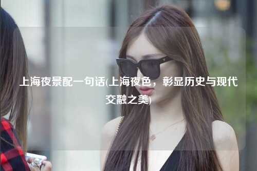 上海夜景配一句话(上海夜色,彰显历史与现代交融之美)